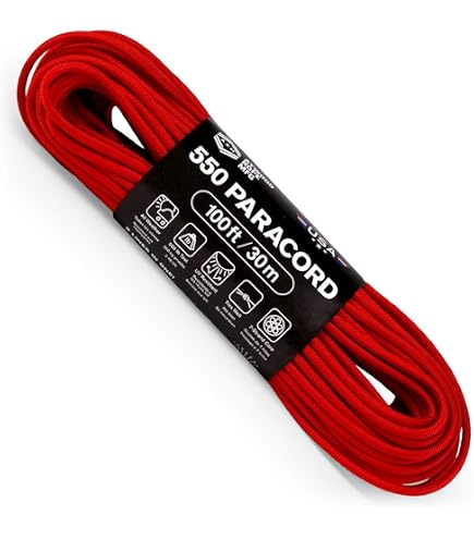 Atwood Rope MFG Micro Cordon Tressé 1,18 Mm X 37,6 M – Noir, Résistance 46 Kg, Polyvalent Pour Bricolage, Bijoux, Camping