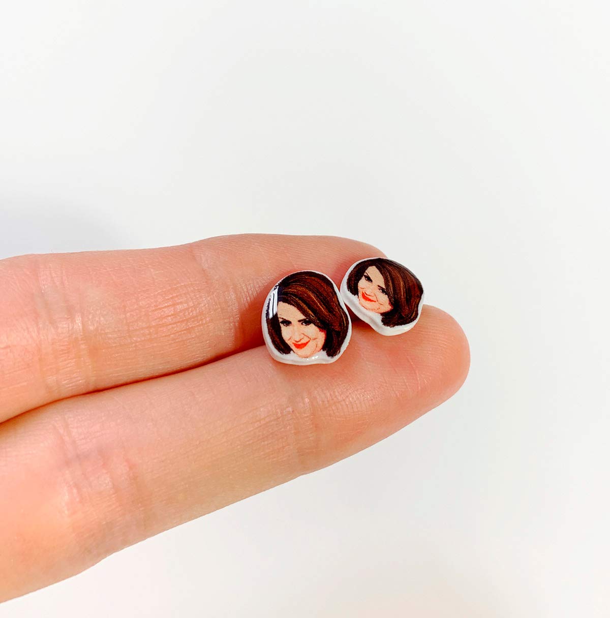 Amazon Com Peachyapricot Nancy Pelosi Earrings Handmade