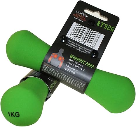 Phoenix Fitness mancuernas mano pesos de neopreno suave Touch – se ...