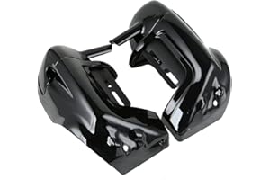 Green-L Vivid Black Lower Vented Leg Fairings Glove Box Fit for Harley Touring Road King Street Glide Electra Glide Ultra 198