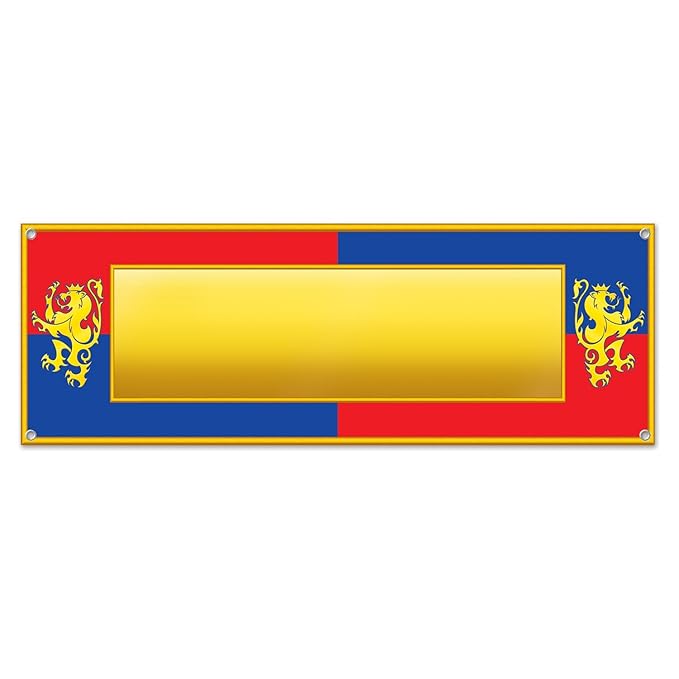 Beistle 54211 Medieval Sign Banner 5 Feet By 21 Inch Amazon Co