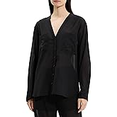 Theory Womens Os Nc Pkt Shirt