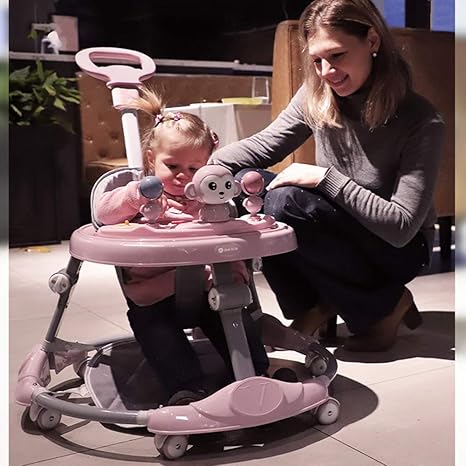 Olz Trotteur Pour Bebe Marcheur De Bebe Aide A La Marche Reglable Pour Tout Petits Avec Entrejambe Amovible Pour Les Enfants De 7 A 24 Mois Harnais De Marche Pour Bebe Trotteurs Eveil