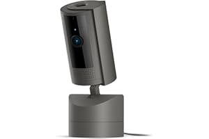Ring Pan-Tilt Indoor Cam | See all around with 360° pan coverage, HD video, plus Two-Way Talk (2024 release) | Charcoal