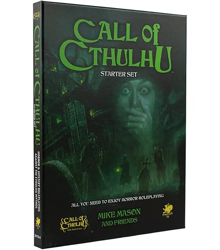 Call of Cthulhu Abyssal & white Dice Set (Q-Workshop