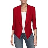 Hybrid & Company Versatile and Modern Women's Nylon Ponte De Roma Open Blazer Jacket