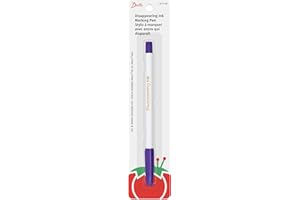 Dritz 677-60 Disappearing Ink Marking Pen, Purple, 8.75 x 2.88 x 0.63