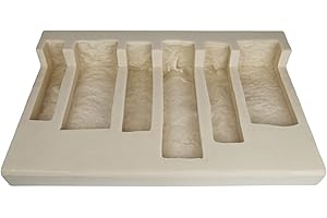 Stone Master Molds Rubber Molds for Concrete, Mountain Ledge 1-Step Corner Mold, Version 3