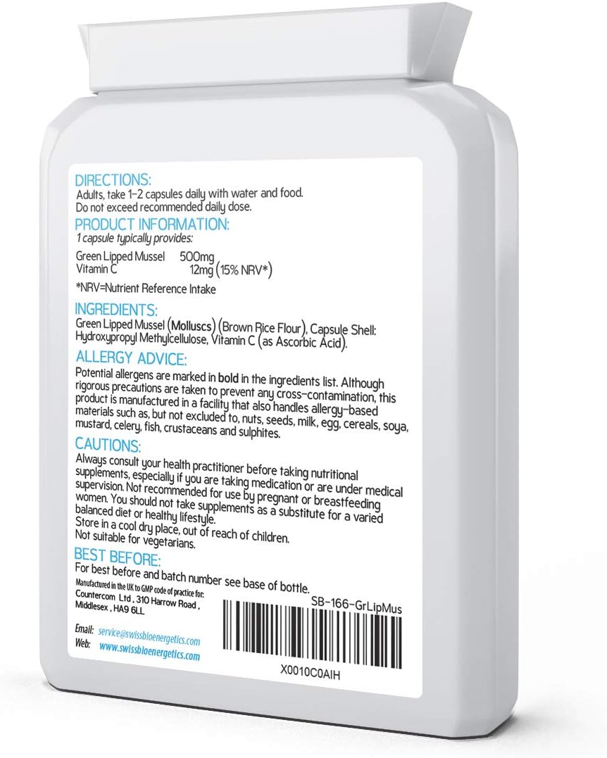 Green Lipped Mussel 500mg 90 Capsules, sustainably sourced from Pure New Zealand Waters, expertly extracted Using CO2 - Image 3