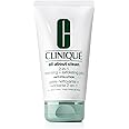 Clinique All About Clean 2-in-1 Cleansing + Exfoliating Jelly, Face Cleanser & Exfoliator With Salicylic Acid For All Skin Ty