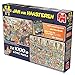 Jumbo Jan Van Haasteren New Year Party & Santa's Factory Jigsaw Puzzle (2x1000 Piece)