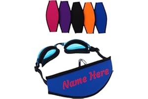 Zakally Personalized Custom Name Diving Mask Straps Cover Scuba Mask Strap Gift for Diving Enthusiast, Multi, Large