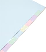 Exacompta 1610E Forever Collection 10-Part A4 Dividers 170gsm Recycled view 3