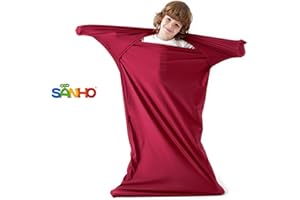 SANHO Premium Sensory Sock Body Sock, Perfect for Children with Sensory Processing Disorder, Updated Version (Wine red, Medium)