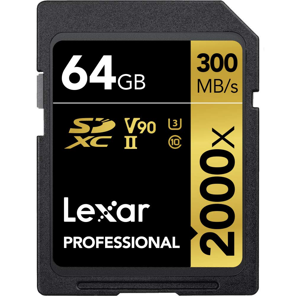Lexar Professional 2000x 64GB SDXC UHS-II Card