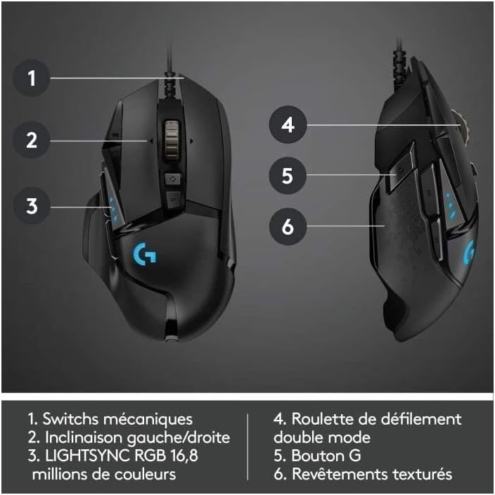 G502 HERO High-Performance Gaming-Maus