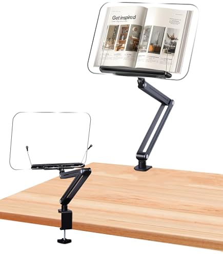 Adjustable Book Stand Wishacc Adjustable Book Holder Stand - Bamboo ...