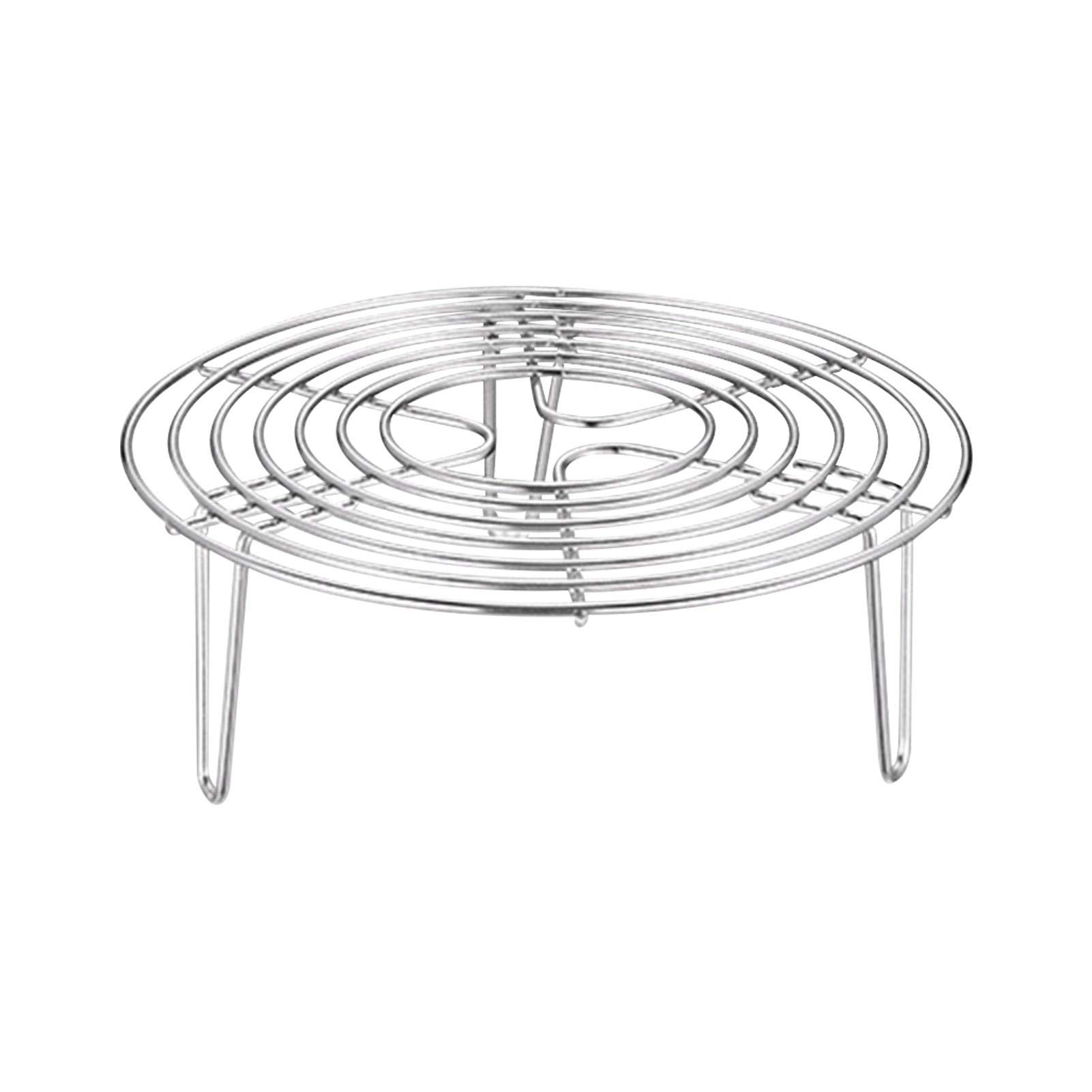 Steaming Rack,Stainless Steel Circular Steamer Stand Fast Steaming Boiling Pot Trivet Pressure Cooker Steam Rack Cooker Accessories for Vegetables