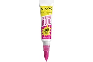 NYX Professional Makeup The Brow Glue Crazy Lift, Brow Lamination Gel, 24H Strong Hold, Built-In Styling Comb, Non-Crunchy La
