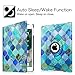 Fintie Rotating Case for iPad 6th / 5th Generation (2018 2017 Model, 9.7 inch), iPad Air 2 / iPad Air 1 - 360 Degree Rotating Protective Stand Cover Auto Sleep Wake, Cool Jade