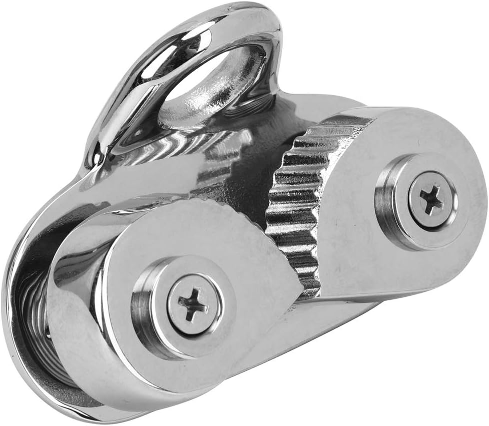 Alomejor1 Cam Cleats Sailing Rigging Stainless Steel Clam Cleat Rope