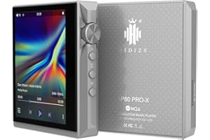Hidizs Ap80 Pro-X MP3 Player with Bluetooth, Support Lossless Digital Music, DAP Portable, Dual ESS9219C Dac Chips, Hi-Res, f