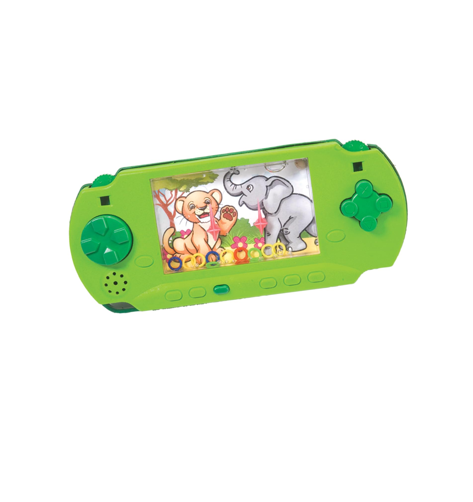 Wild Republic 11559 Elephant, Lion, Animal, Travel, Kids Gifts, Handheld Water Game 6",Green