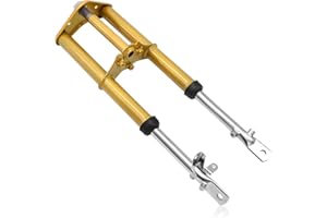 Wai Danie Front Fork Shock Assembly Replacement Compatible with Honda CRF50F 2004-2014 XR50R 2000-2004 For XR50 CRF50 50cc 70cc 90cc 110cc Dirt Bike Suspension Pit Dirt Bike Motorcycle Parts Gold