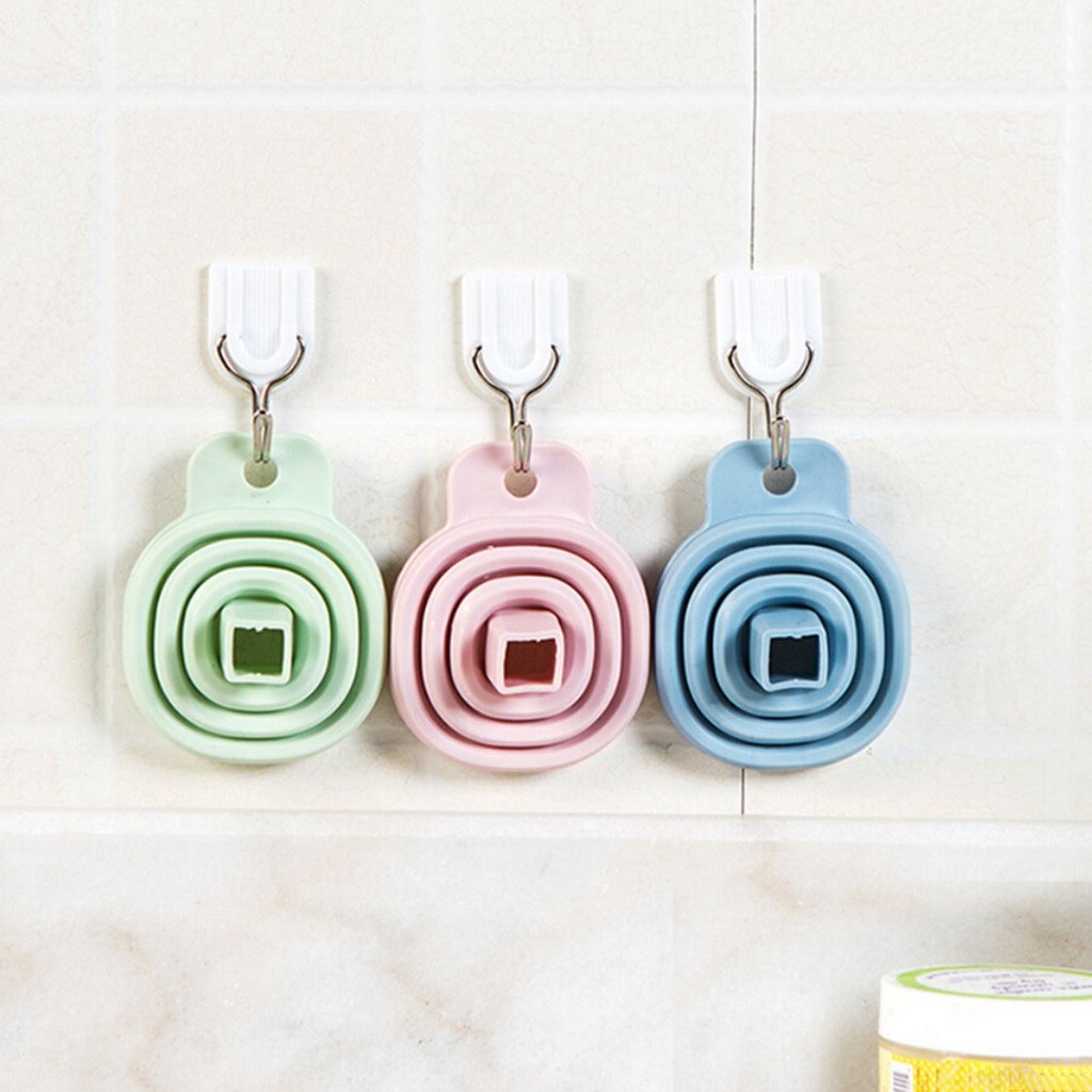 Silicone Funnel 2 Style Foldable and Durable Mini Funnel for Liquid Transfer Collapsible Funnel(Set of 4)