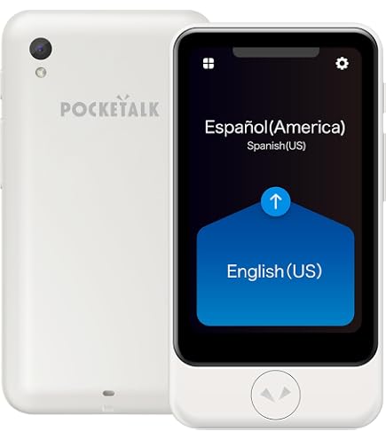POCKETALK S Plus（ポケトークS Plus） Amazon.com : Pocketalk Plus -Real Time, Two-Way Voice & Camera 84+