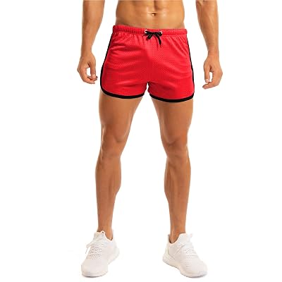 Acquista Pantaloncini aderenti per uomo Ouber Pantaloncini da allenamento  per bodybuilding che corrono per il sollevamento stretto online a Italy.  B07653F4ZS