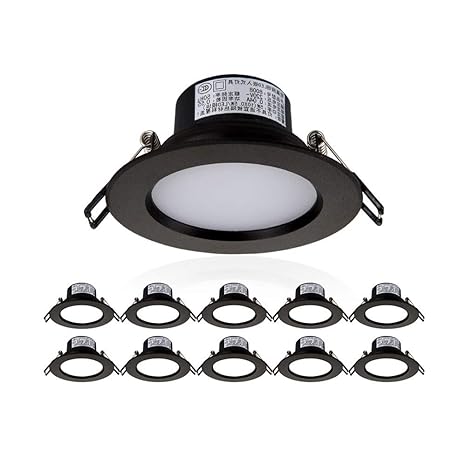 Skingk 10 paquetes - Downlights LED modernos Luces empotradas en ...