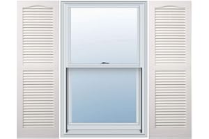 Builders Choice EVL15062WH Shutters, 14 1/2" x 62", White