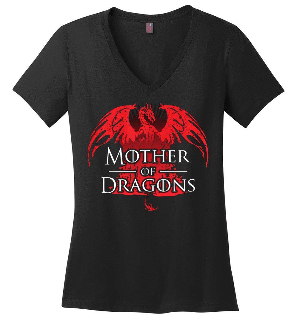 Mother Of Dragons Got Funny Mother's Day Black Shirts
