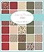 Moda UNDER THE MISTLETOE Precut 5-inch Charm Pack Cotton Fabric Quilting Squares Assortment 3 Sisters 44070PP