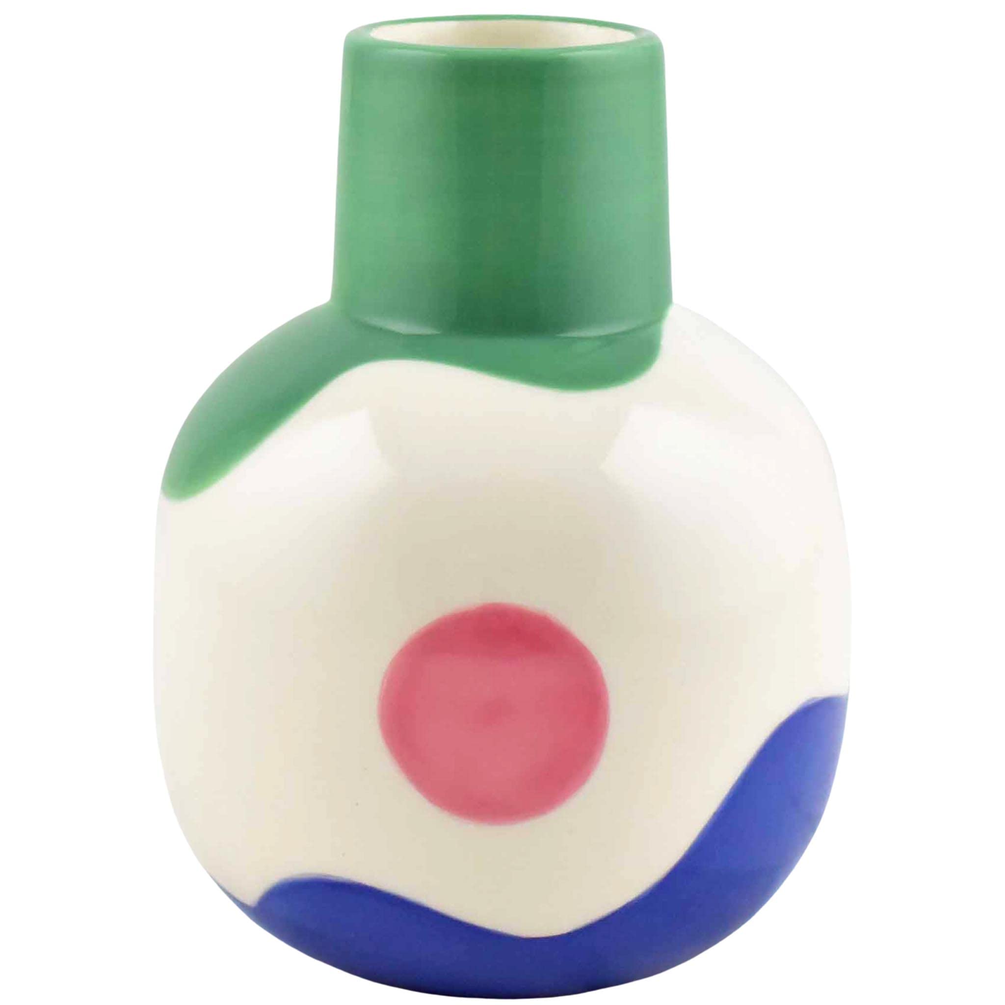 Que Rico Hand Painted Ceramic Rosita Vase - A Dulce Dream - Vase for Flowers