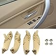 FEXON BMW Door Handles Replacement for Series 3 F30 Series 4 Inner Door Support Trim Pull Strap Armrest Bracket Kit for 2012-2018 BMW 320 328 330 335 and 2014-2017 BMW 428 435 51417279311 Beige