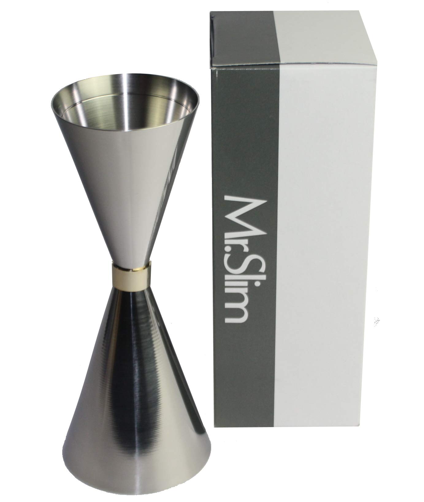 Mr Slim Jigger Cocktail Measuring Jug 60 - 90 ml Silver Made in Japan