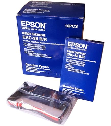 Amazon.com: Genuine Epson ERC-31B Black Ribbon Cartridge (3Pack