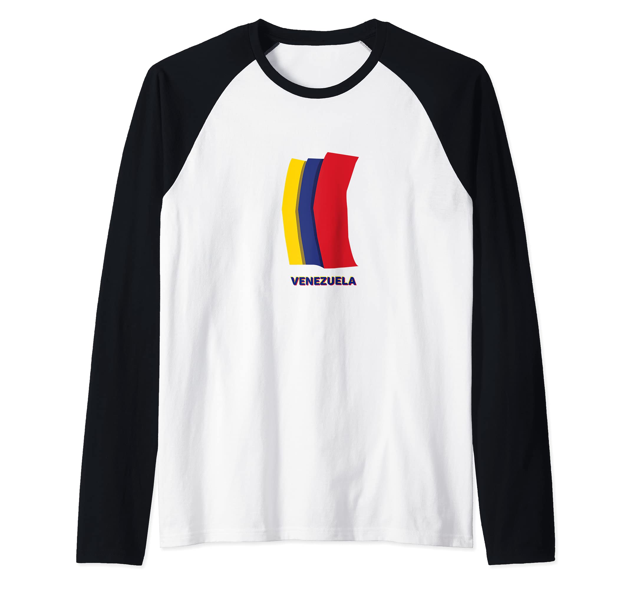 Flag Venezuela Raglan Baseball Tee
