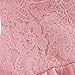 FEESHOW Baby Girls Bowknot Lace Flower Dress Wedding Baptism Christening Gown Pageant Birthday Tutu Dress Pink 3-6 Months