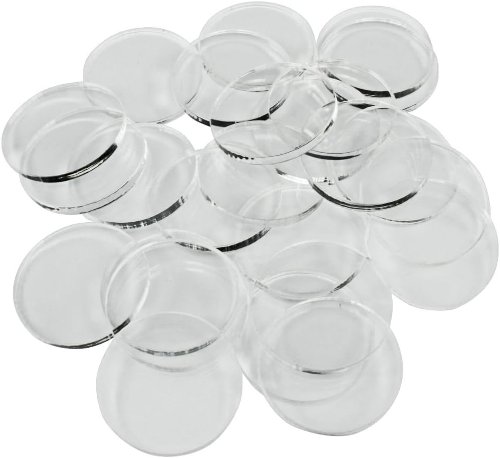 LITKO3mm Clear Miniature Bases, Circular 30mm (25)