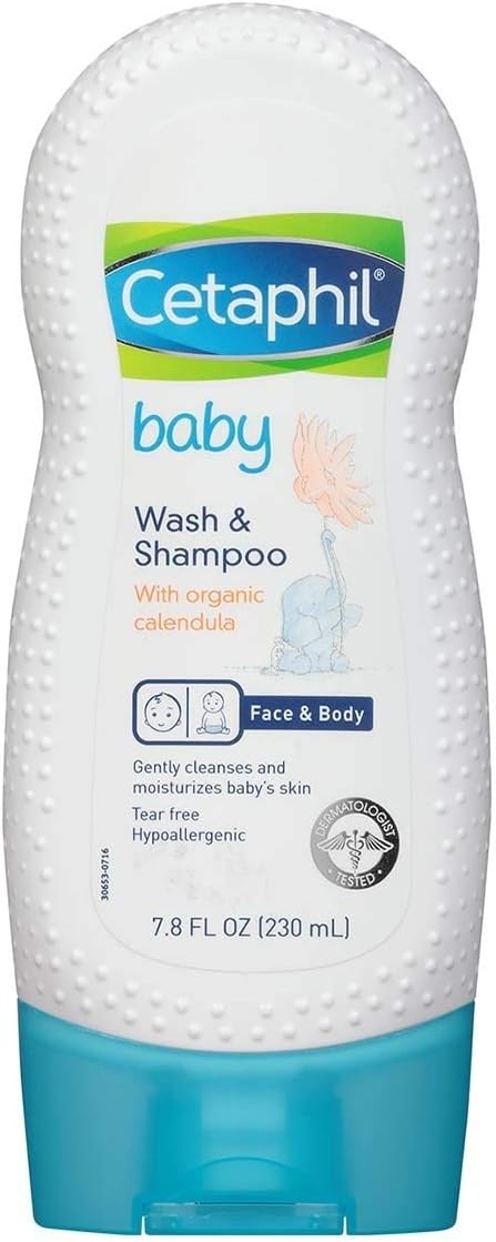 cetaphil baby wash & shampoo with organic calendula