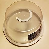 Cake Container and Carrier with Transparent Lid and