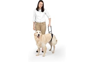 PetSafe Rear Support Harness - Lifting aid with Handle - Great for pet Mobility and Older Dogs - Comfortable, Breathable Mate