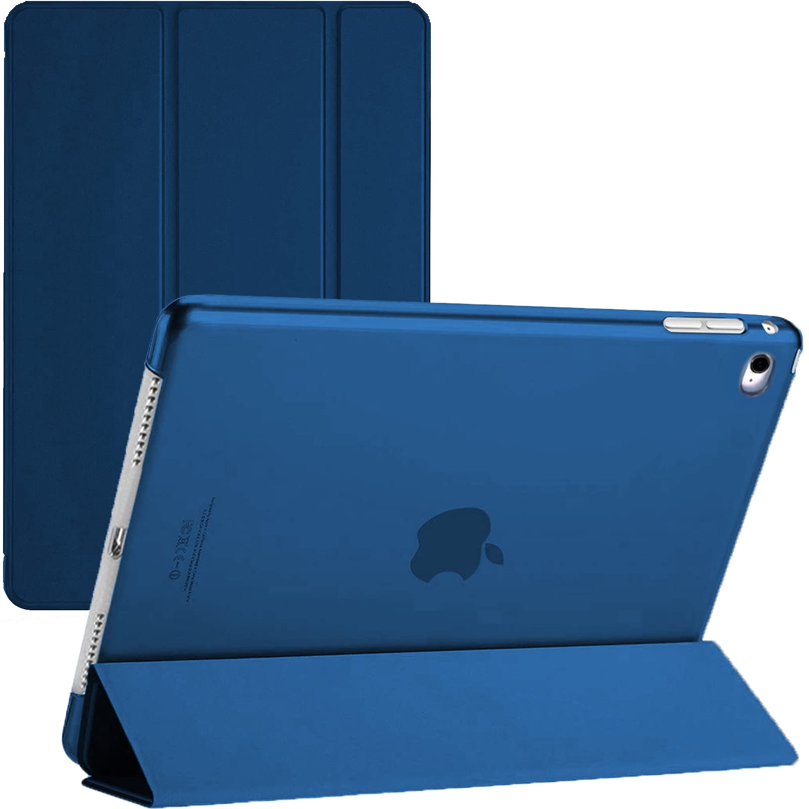 Smart Case for iPad 9.7 5th Generation (2017) & iPad 9.7 6th Generation (2018) Stand Cover with Magnetic Auto Sleep Function For iPad 5th/6th Gen (Blue)
