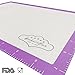 BakeitFun Non-Stick Silicone Baking Mat with Ruler, Quarter Sheet 8 x 11-Inch