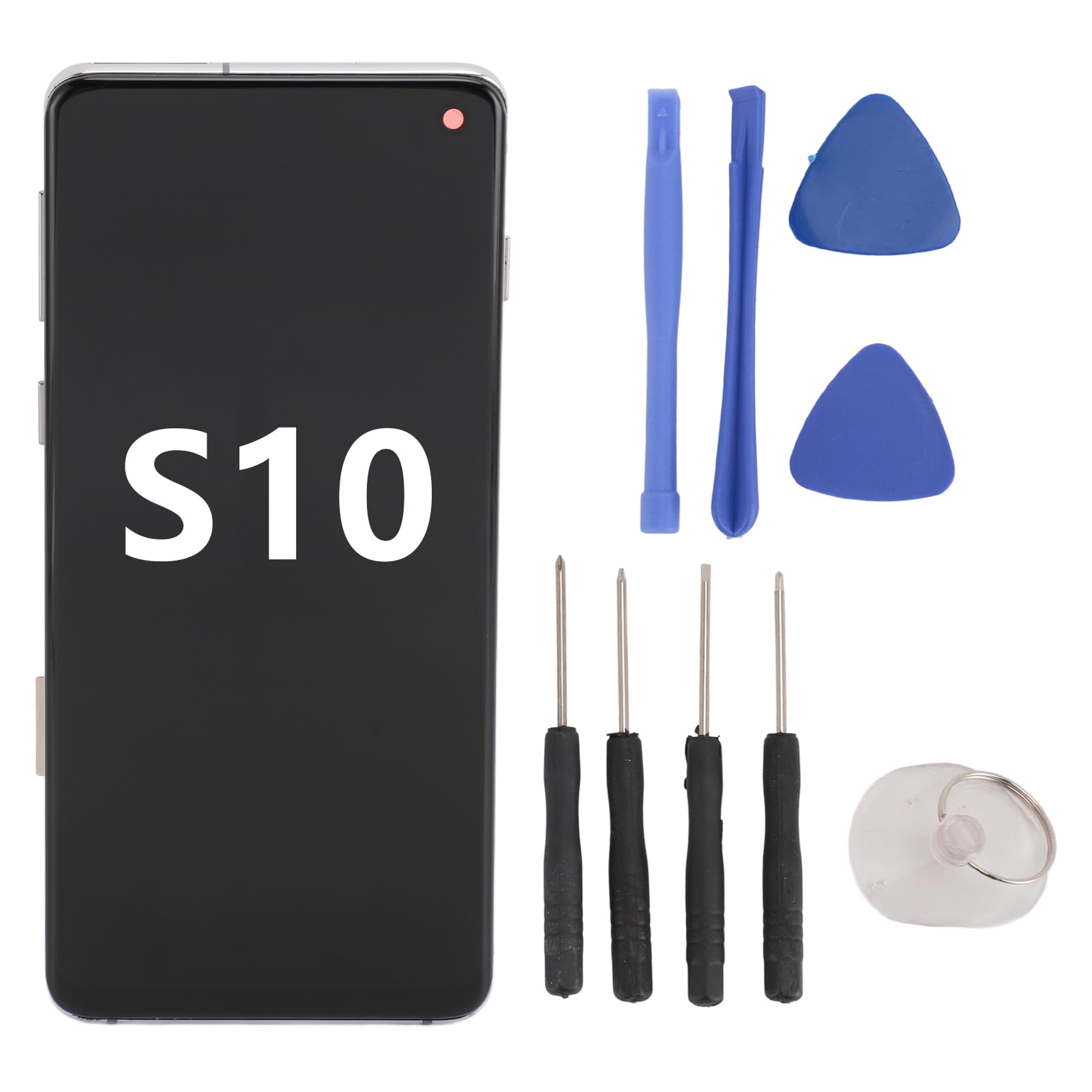 DENASH for S10 Screen Replacement,Touch Screen Digitizer Repair Kit,TFT LCD HD Display Digitizer Assembly for Replacing Defective Touch Screen