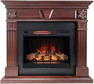 DragonBlaze Chimenea eléctrica y Mantel Premium – chimeneas eléctricas