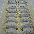 40 Pairs Natural Look Taiwan Handmade Fake False Eyelashes Eye Lashes Transparent Stem #217 Classical Eyelashes - MZZH14001